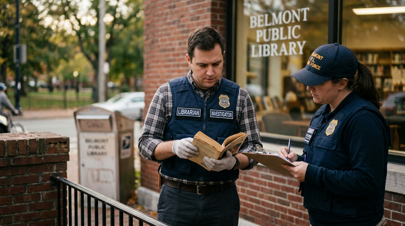 Belmont Public Library Establishes Cold Case Task Force for Overdue Paperbacks — Municipal board approves $2.4 million budget for tactical asset recovery and forensic handwriting analysis on marginalia.