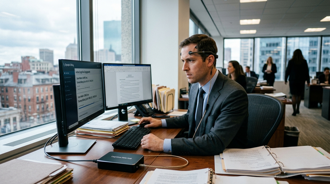 Boston Law Firm Introduces 'Synaptic Billing' to Invoice Clients for Cognitive Processing Time — Partners at Crane, Sterling & Vanderhoof defend the new mobile logging system, arguing that subconscious breakthroughs are valuable intellectual property.