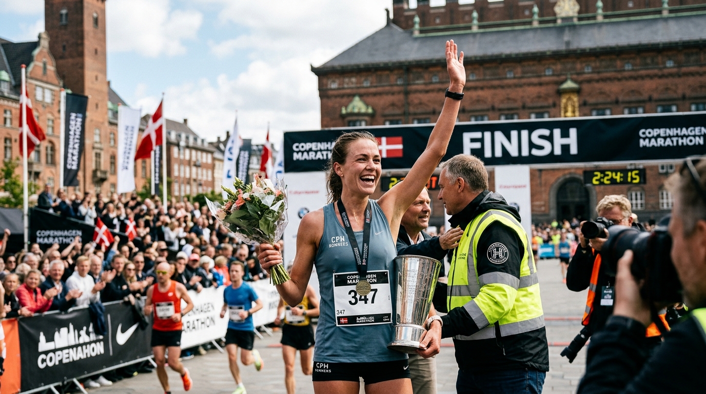 Copenhagen Marathon Winner Declared After Elite Field Disqualified Over Commuter Portal Glitch — A local IT auditor who finished 312th was awarded the gold medal after the top 311 runners failed to log their route on the city’s transit app.