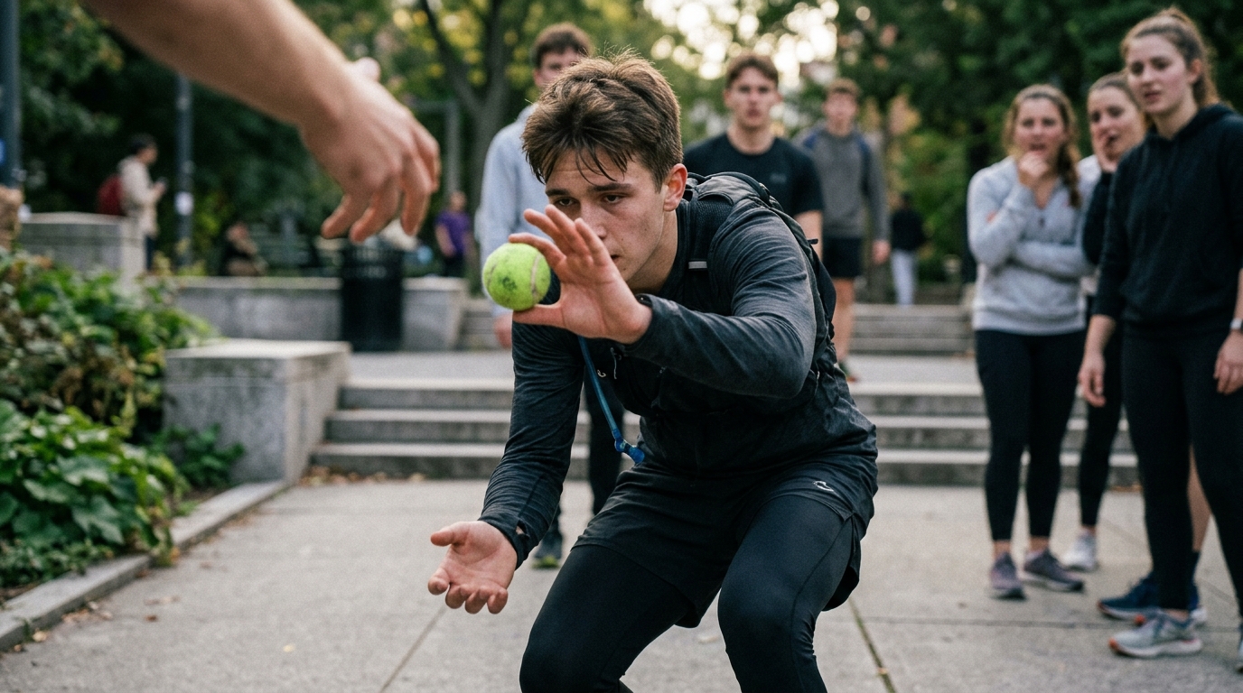 Extreme Sports Enthusiasts Warn of Psychological Toll of New Viral Trend 'Catch' — The grueling athletic challenge requires two participants to throw a ball back and forth without an app, referee, or points system.