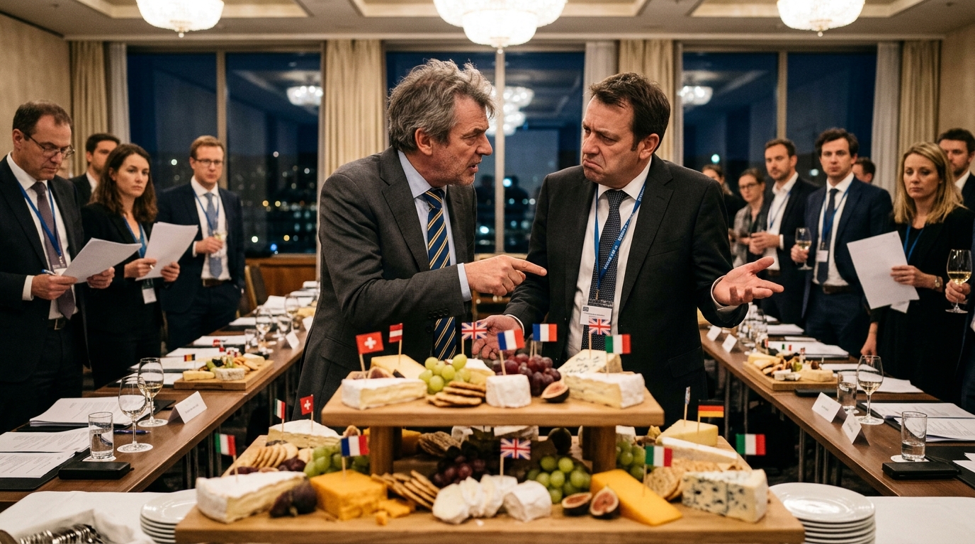 Global Trade Summit Collapses Over Regional Representation on VIP Cheese Board — Negotiators from 14 nations fail to reach consensus on the structural placement of Manchego and the classification of guava paste.