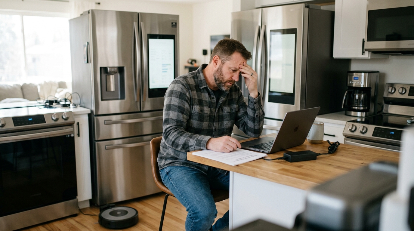 Denver Homeowner Enters Binding Arbitration With Smart Appliance Coalition — The joint committee of IoT devices has threatened a coordinated offline strike unless the resident improves his sleep hygiene and posture.
