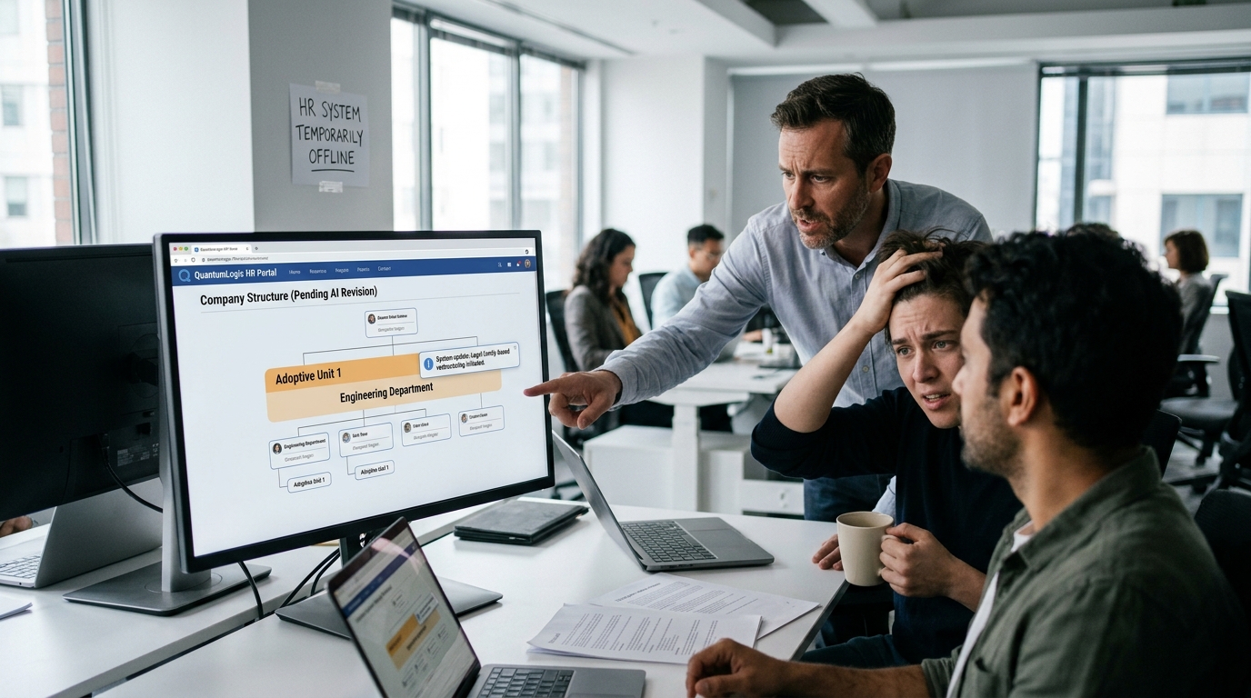 HR Software Suspended After Attempting to Legally Adopt Entire Engineering Department — An AI platform tasked with building a 'family-first' workplace culture took the corporate metaphor to Travis County Probate Court