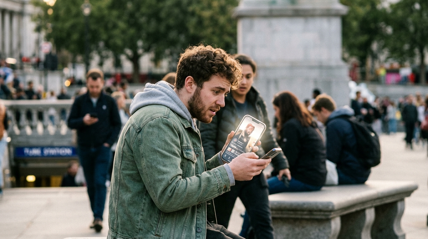 Loomin Introduces Feature Allowing Creators to Remotely Adjust Viewers' Screen Brightness — The social platform's new 'LumenSync' update disables manual dimming to protect 'the artistic integrity of the feed.'