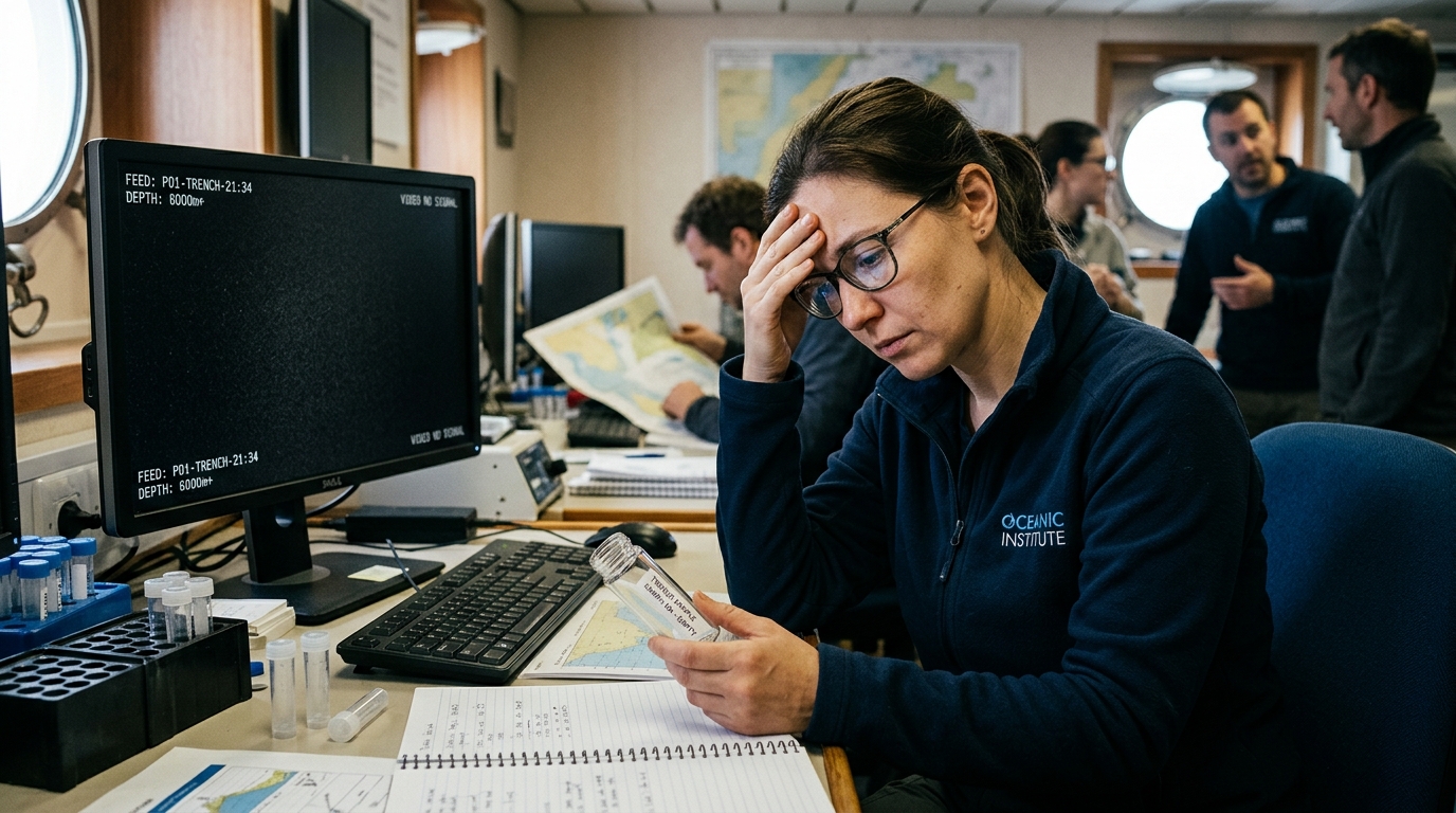 Oceanic Institute Secures $14 Million Grant After Successfully Finding Nothing in Pacific Trench — Federal regulators praised the 80-day deep-sea expedition for its "unprecedented methodological consistency" in bringing back zero biological matter.