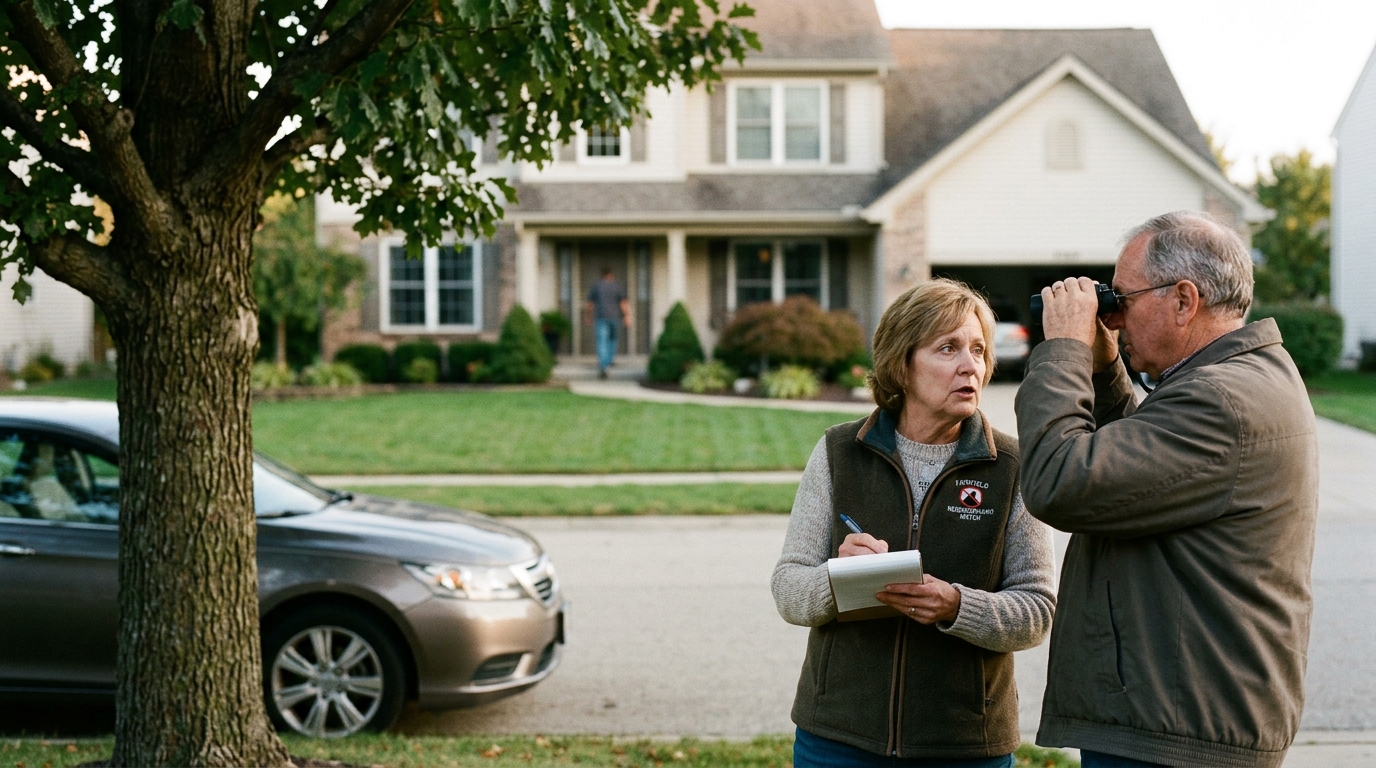 Ohio Neighborhood Watch Group Launches Investigation Into Resident Showing No Visible Flaws — Suburban patrol logs cite local analyst's "impenetrable baseline of average behavior" as a potential threat to community transparency.