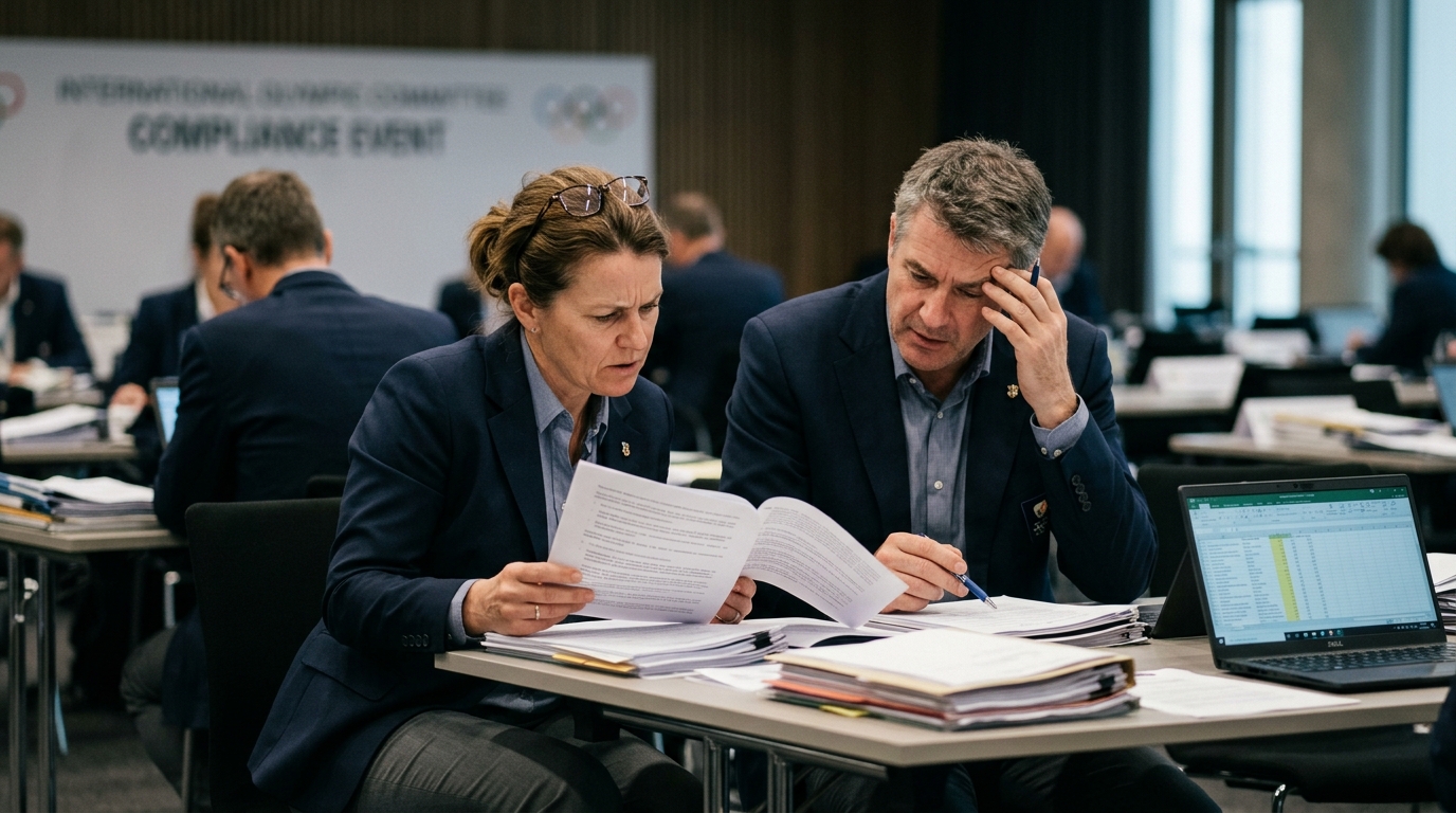 Olympic Committee Adds Mixed-Gender Administrative Compliance as Official Medal Event — New discipline will evaluate national delegations on document collation, visa processing, and multi-tier customs filing under high-pressure conditions.