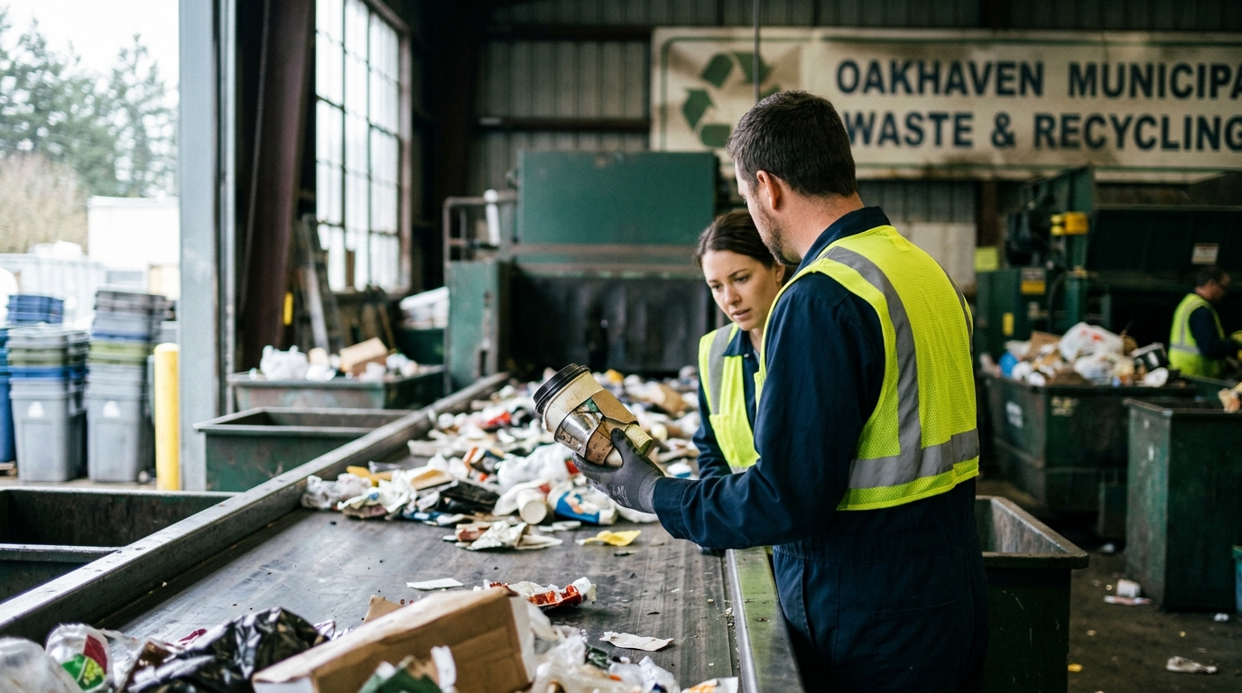 Oregon Municipality Suspends Waste Collection Over 'Unclassifiable' Multi-Material Beverage Cup — Sanitation officials warn that forcing the hybrid paper-plastic-metal item into any single recycling bin would violate the laws of municipal logic.