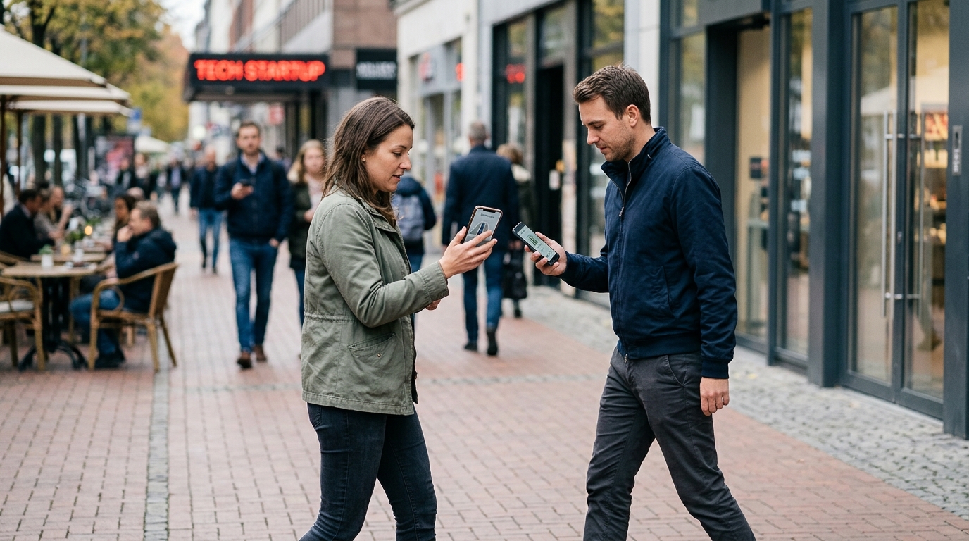 Tech Startup Introduces Subscription-Based App to Standardize Pedestrian Sidewalk Passing — PathMerge aims to eliminate the awkward 'sidewalk dance' by negotiating pedestrian right-of-way via real-time spatial data.
