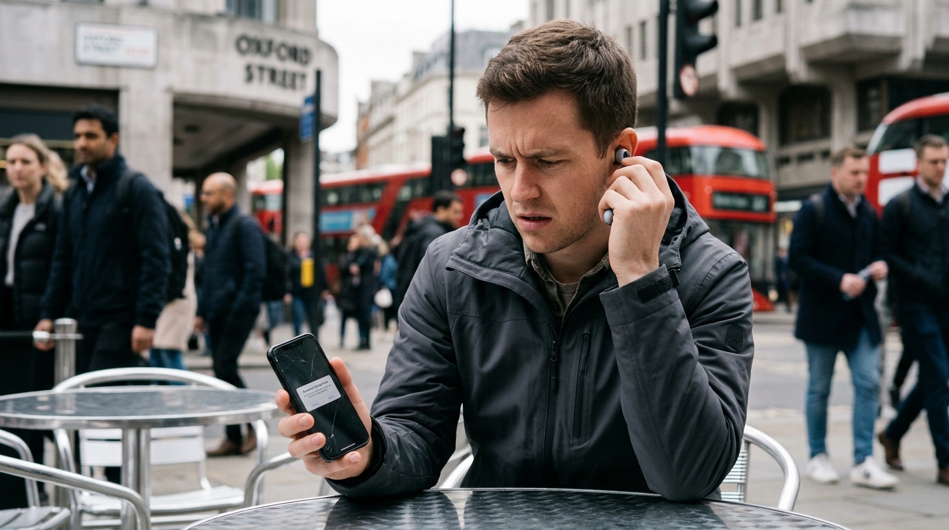 Time Traveler From 2150 Abruptly Cancels Observation Mission Over Bluetooth Pairing Difficulties — Chronological researcher Dr. Caleb Vance cuts historic visit to 2026 short after failing to connect auditory implant to rental sedan.