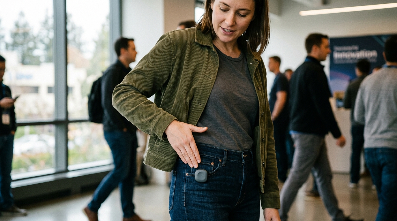 New Wearable Tracks Efficiency of Pocket-Patting Gestures — The Tri-Pat Active promises to optimize the daily three-point check of phone, keys, and wallet, saving users up to four seconds per week.