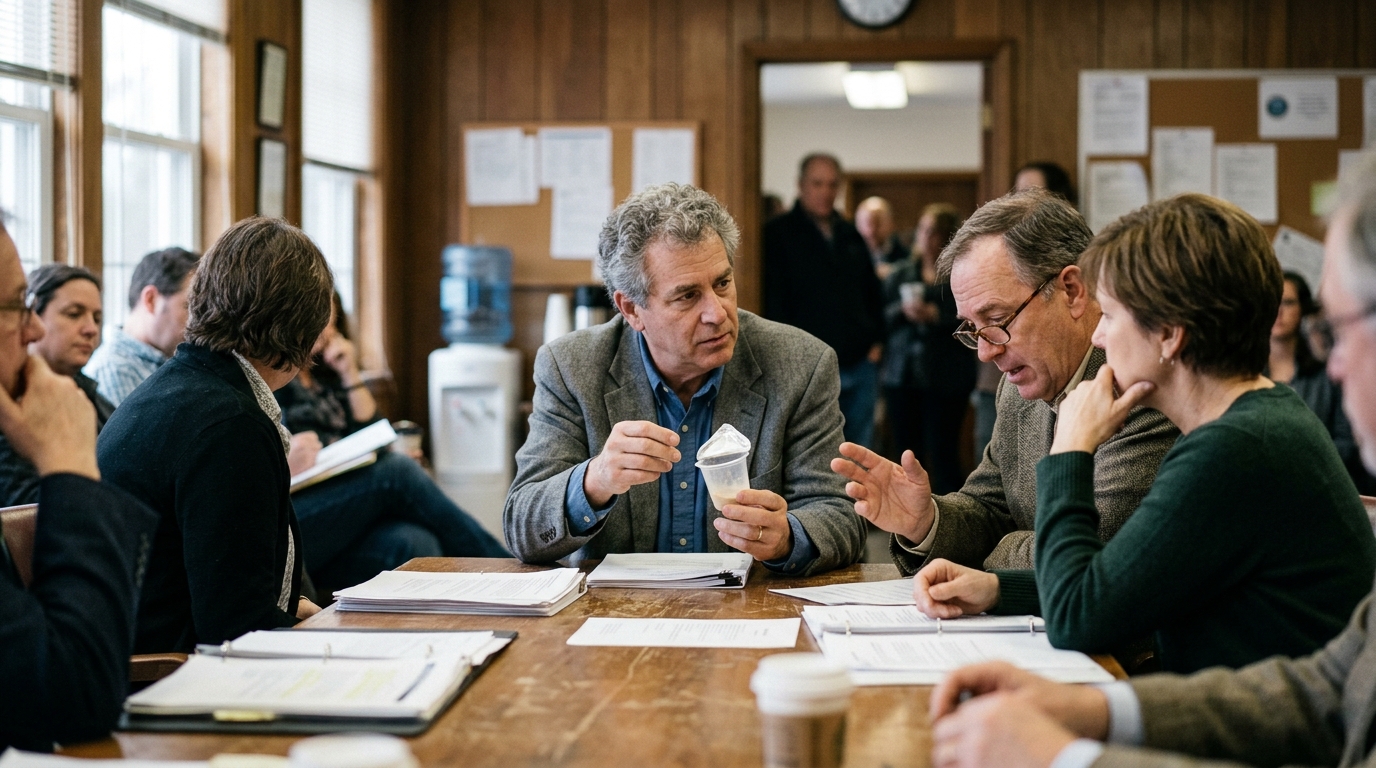 West Millbrook Suspends Sanitation Services Over Ontologically Indivisible Yogurt Cup — A hybrid paper-plastic container has paralyzed the town’s state-of-the-art sorting facility, triggering an emergency debate over the limits of physical categorization.
